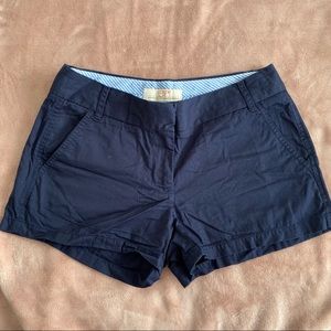 JCREW | Broken In Cotton Chino Shorts Blue Size 0